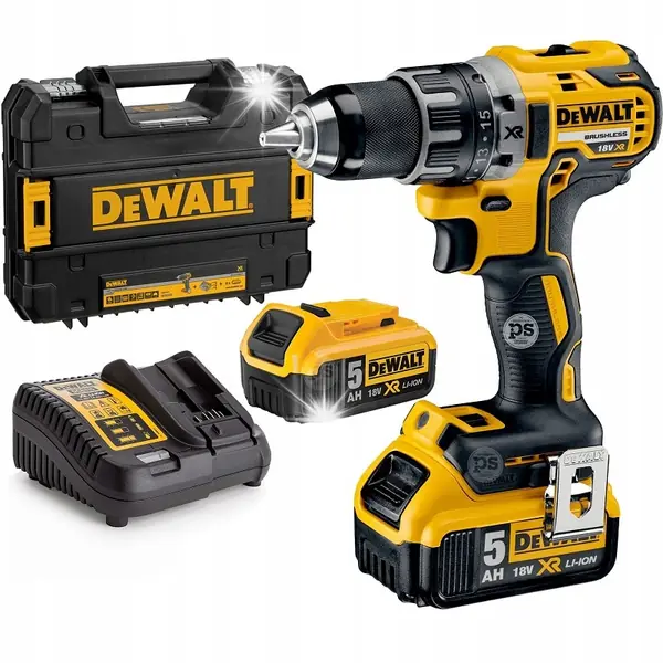 DeWalt DCD796P2, 18 V XR, 2 × 5 Ah